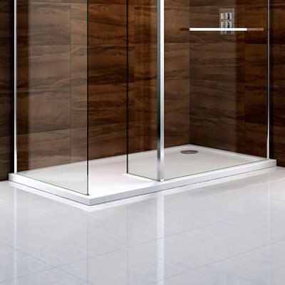 Cooke & Lewis Cascata Rectangular Clear Shower Shower Enclosure With ...