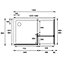 Cooke & Lewis Cascata Silver effect Right-handed Rectangular Shower Enclosure & tray - Walk-in entry (H)199.5cm (W)140cm (D)90cm
