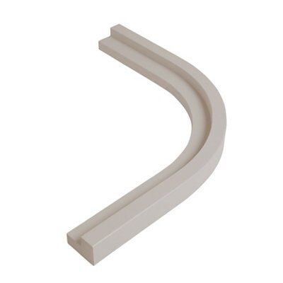 Cooke & Lewis Cashmere Ash effect Curved Cornice, (L)594mm (H)75mm