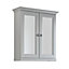 Cooke & Lewis Chadleigh Matt Light grey Double Wall-mounted Cabinet