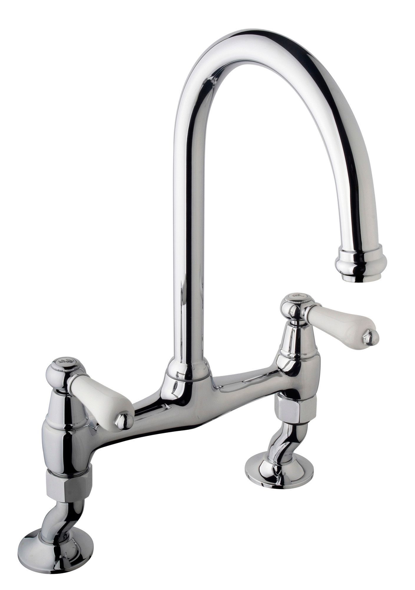 Cooke & Lewis Chambley Chrome effect Kitchen Bridge mixer tap | DIY at B&Q