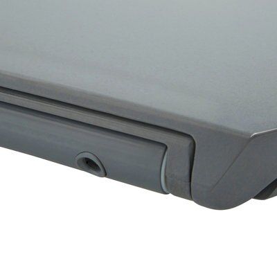 Cooke & Lewis Changi Grey Soft close Toilet seat