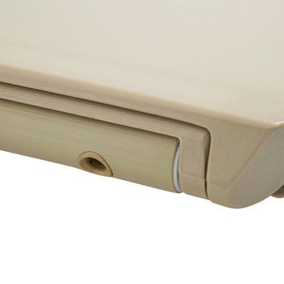 Cooke & Lewis Changi Taupe Soft close Toilet seat