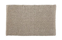 Cooke & Lewis Chanza Mastic Dot & Tufty Rectangular Bath mat (L)80cm (W)50cm