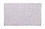 Cooke & Lewis Chanza White Dot & Tufty Rectangular Bath mat (L)80cm (W)50cm