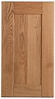 Cooke & Lewis Chesterton Solid Oak Standard Cabinet door (W)400mm (H)715mm (T)20mm