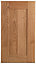Cooke & Lewis Chesterton Solid Oak Standard Cabinet door (W)400mm (H)715mm (T)20mm