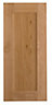 Cooke & Lewis Chesterton Solid Oak Tall Cabinet door (W)400mm (H)895mm (T)20mm