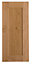 Cooke & Lewis Chesterton Solid Oak Tall Cabinet door (W)400mm (H)895mm (T)20mm