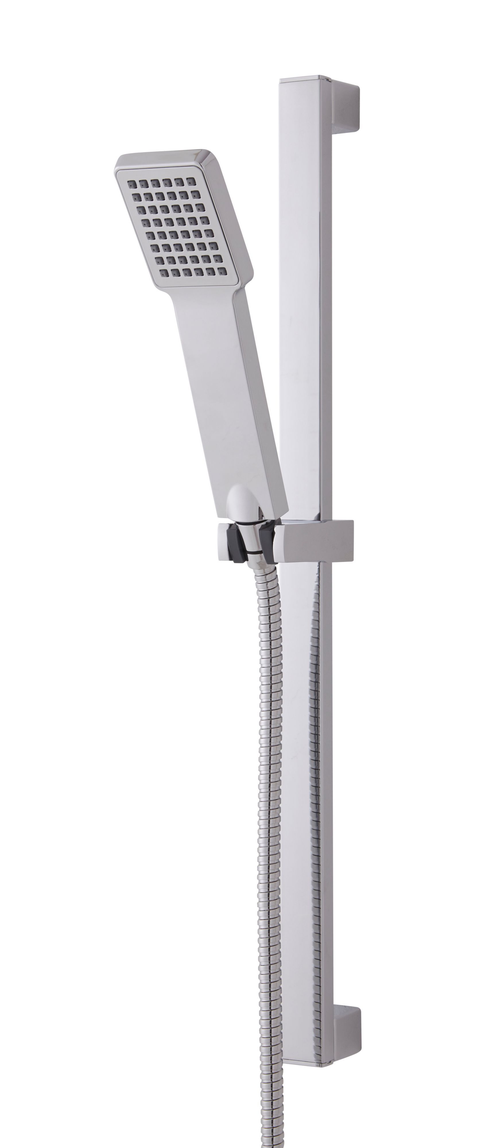 Cooke & Lewis Chromé Chrome effect Shower riser rail kit