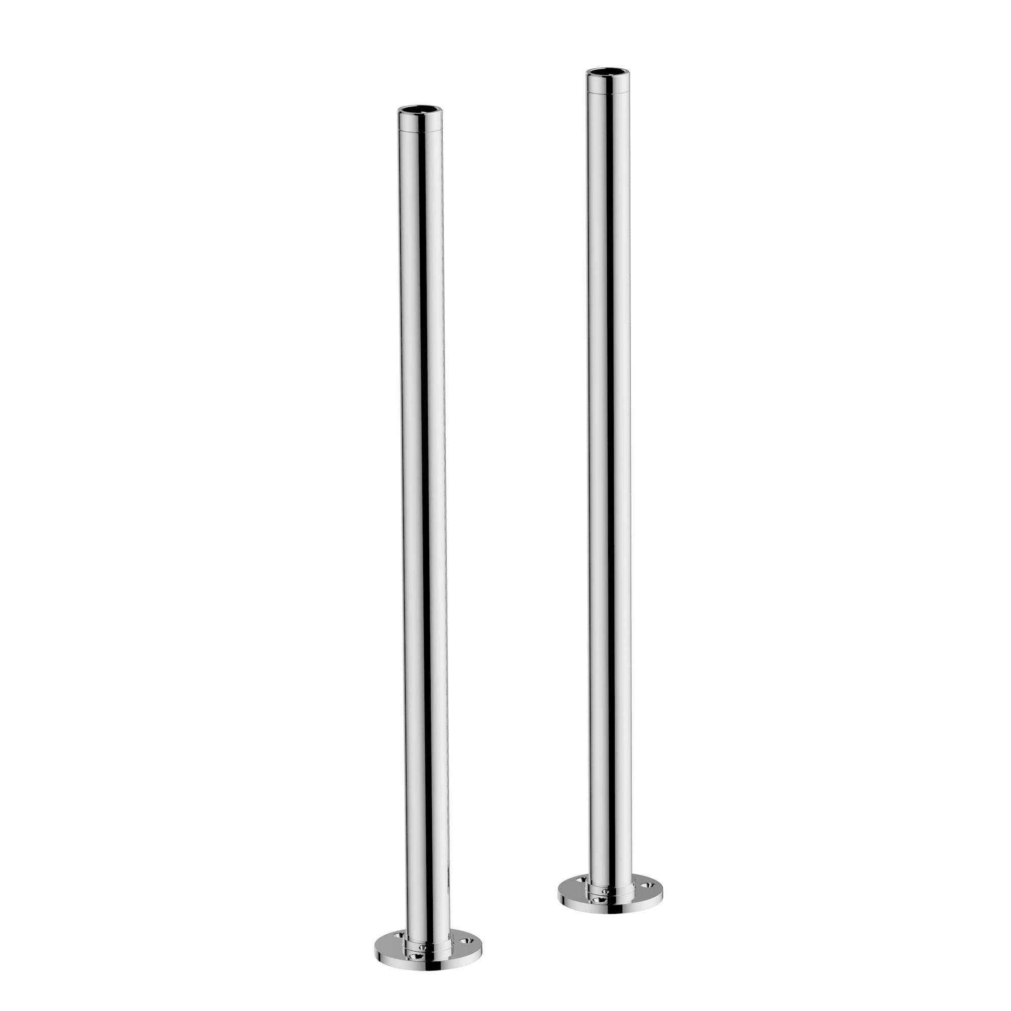 Cooke & Lewis Chrome effect Bath standpipe, Pack of 2
