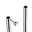 Cooke & Lewis Chrome effect Bath standpipe, Pack of 2