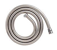 Cooke & Lewis Chrome effect PVC Shower hose, (L)1.75m