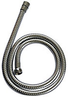Cooke & Lewis Chrome effect Stainless steel Shower hose 1.25m