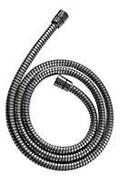 Cooke & Lewis Chrome effect Stainless steel Shower hose 1.75m