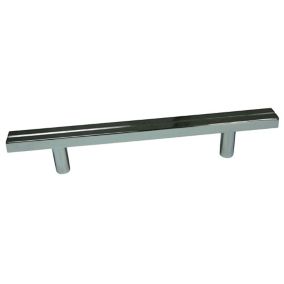 Cooke & Lewis Chrome effect Zinc alloy Straight Gate Pull handle