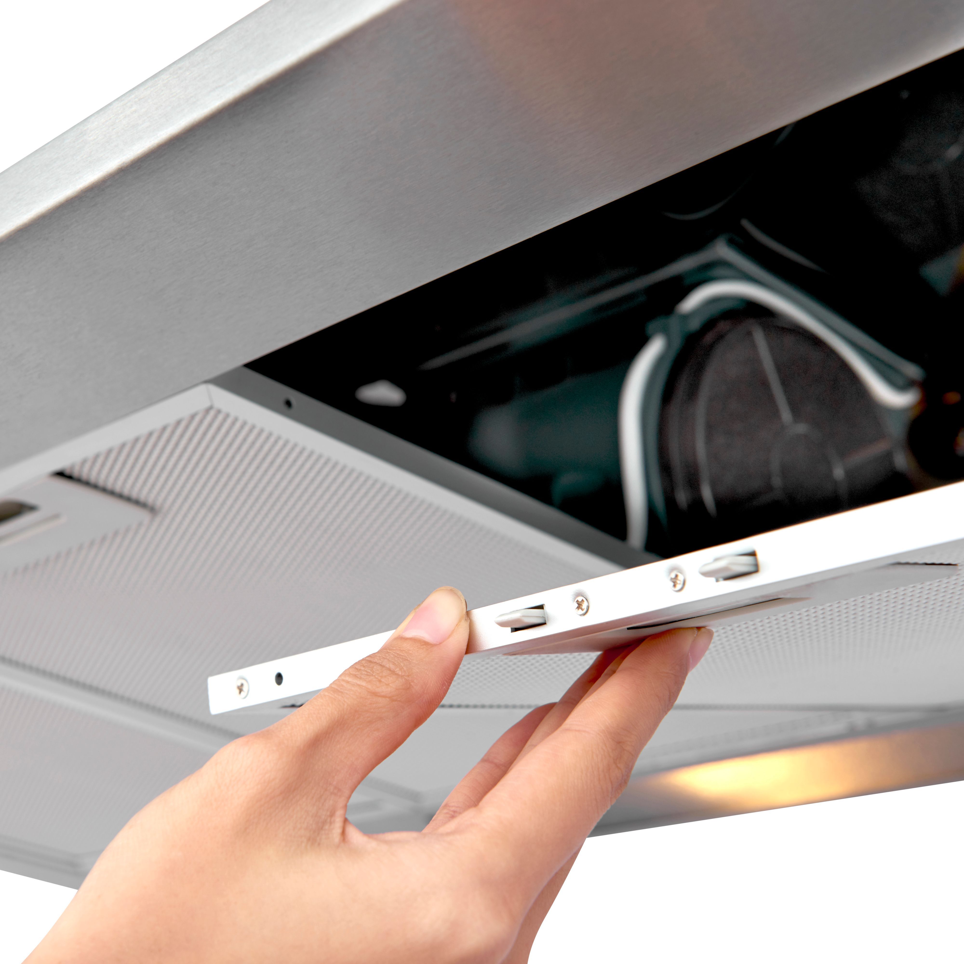 Cooke & Lewis CHS90 Stainless steel Chimney Cooker hood (W)90cm - Brushed inox stainless steel effect