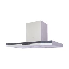 Cooke & Lewis CLBHS90 Stainless steel Box Cooker hood, (W)90cm