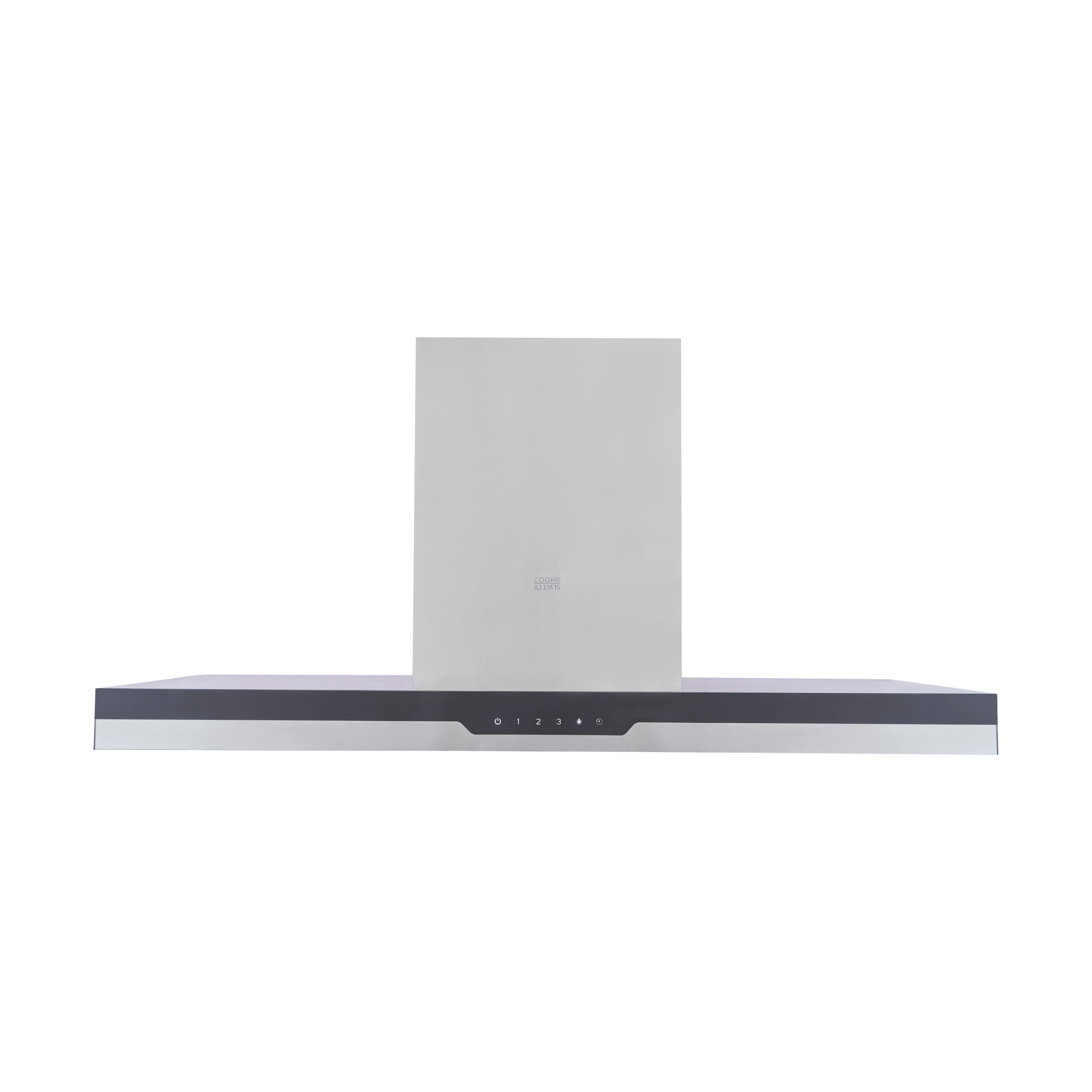 Cooke & Lewis CLBHS90 Stainless steel Box Cooker hood, (W)90cm