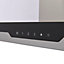 Cooke & Lewis CLBHS90 Stainless steel Box Cooker hood, (W)90cm