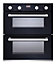 Cooke & Lewis CLBUEDB-95 Integrated Double oven - Gloss black