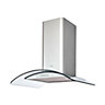 Cooke & Lewis CLCGLEDS60 Stainless steel Curved Cooker hood (W)60cm - Inox