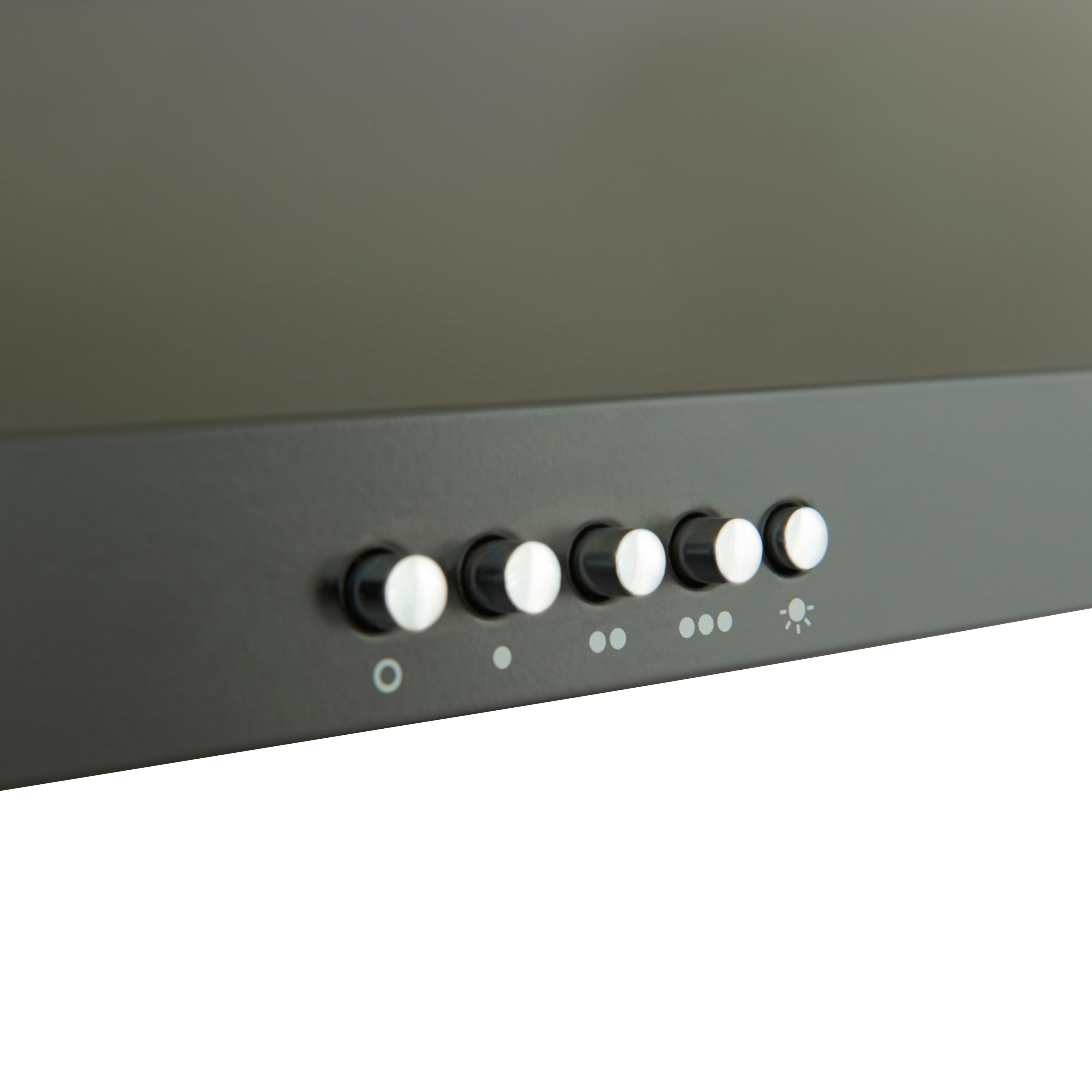 Cooke & Lewis CLCHB110 Black Steel Box Cooker hood, (W)110cm
