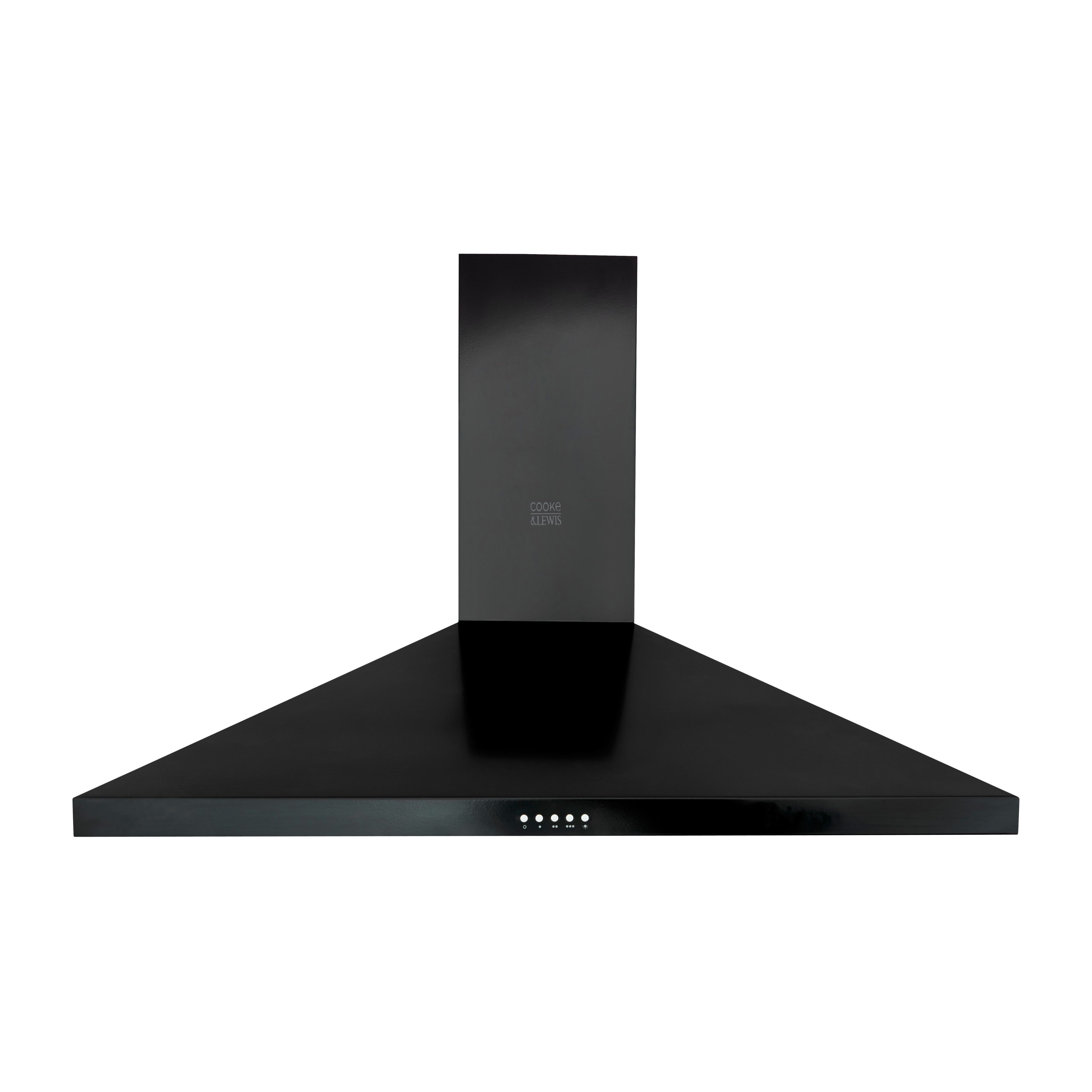 Cooke & Lewis CLCHB110 Black Steel Box Cooker hood, (W)110cm
