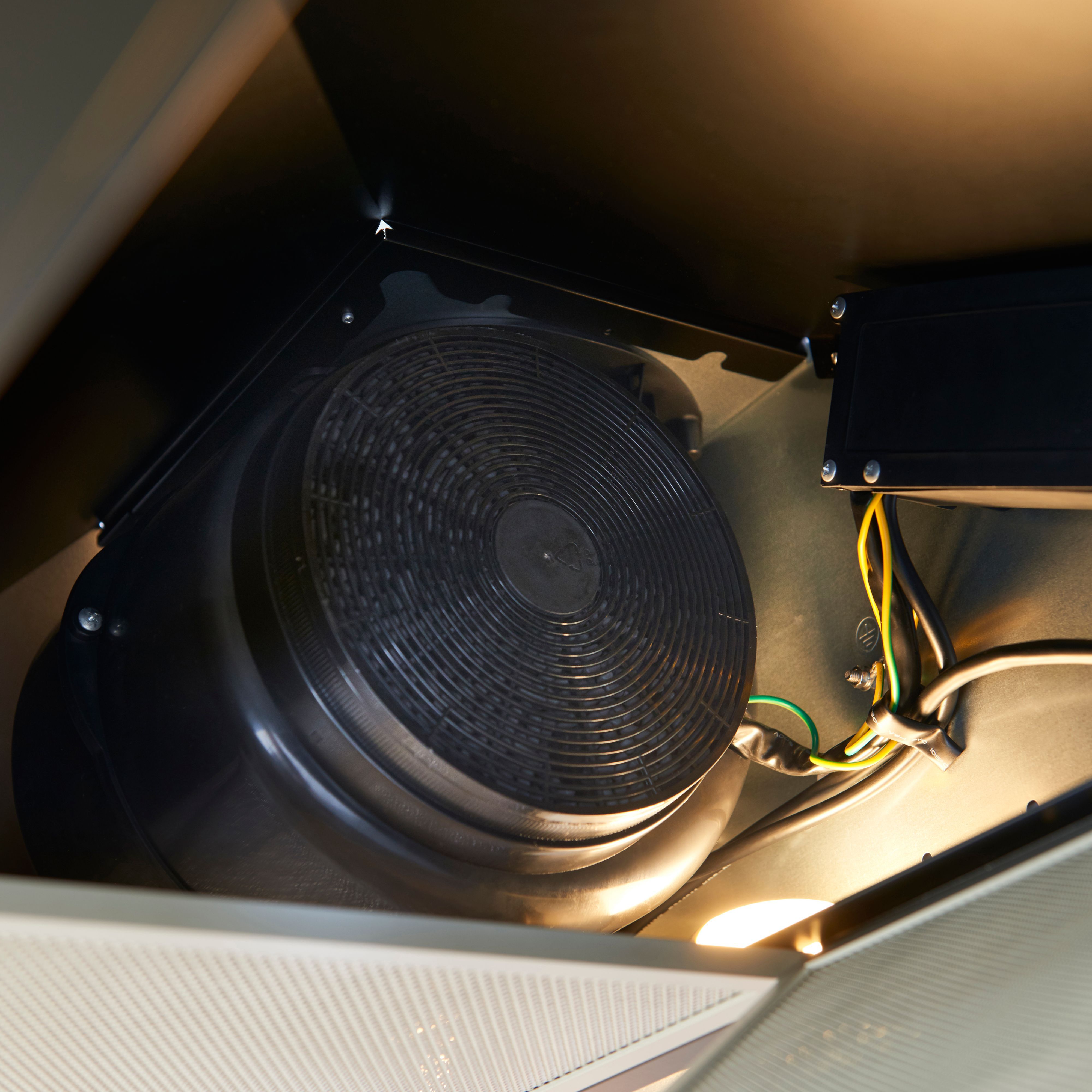 Cooke & Lewis CLCHB110 Black Steel Box Cooker hood, (W)110cm