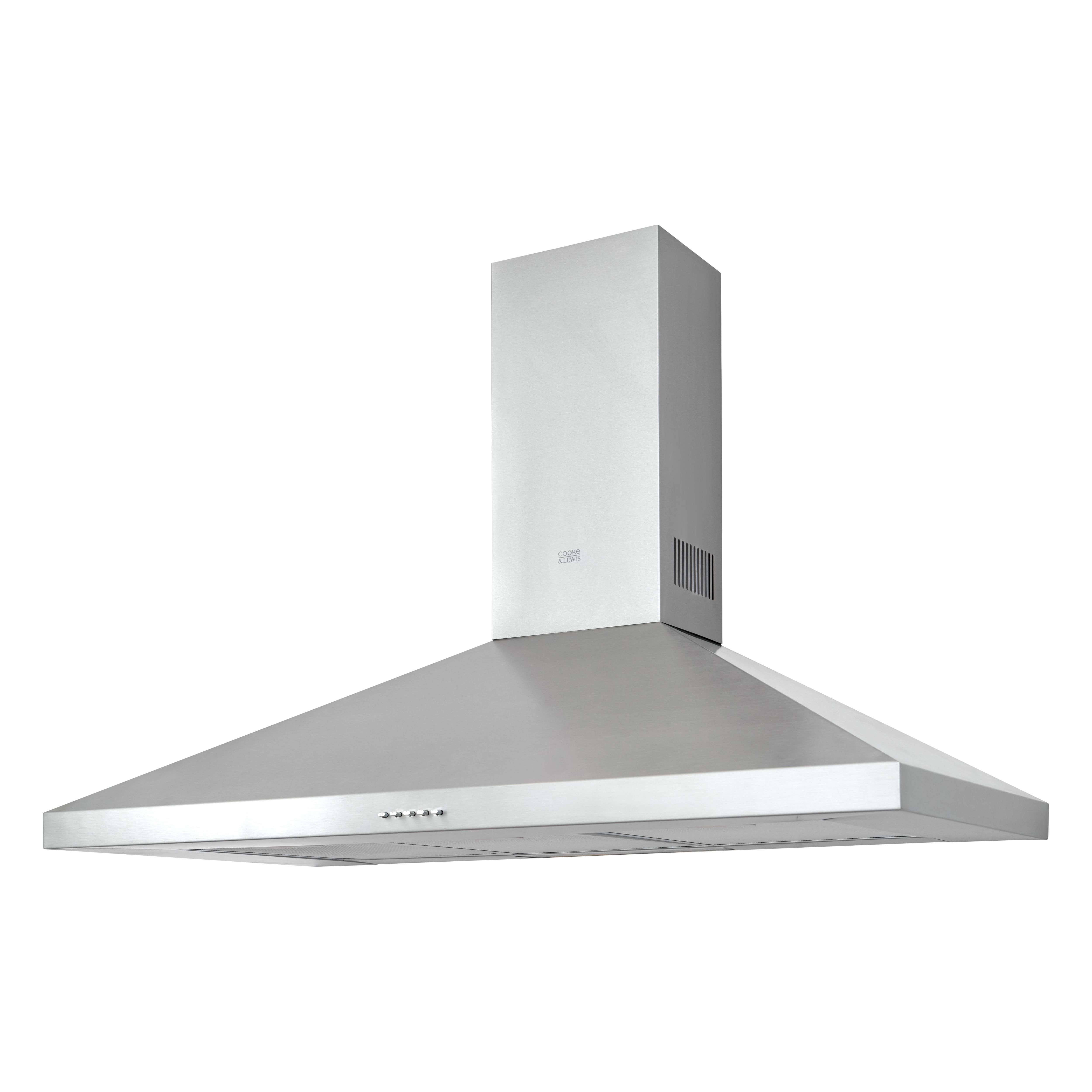 Cooke Lewis CLCHS100 Inox Stainless Steel Chimney Cooker Hood W   Cooke Lewis Clchs100 Inox Stainless Steel Chimney Cooker Hood W 100cm~3663602842743 01bq