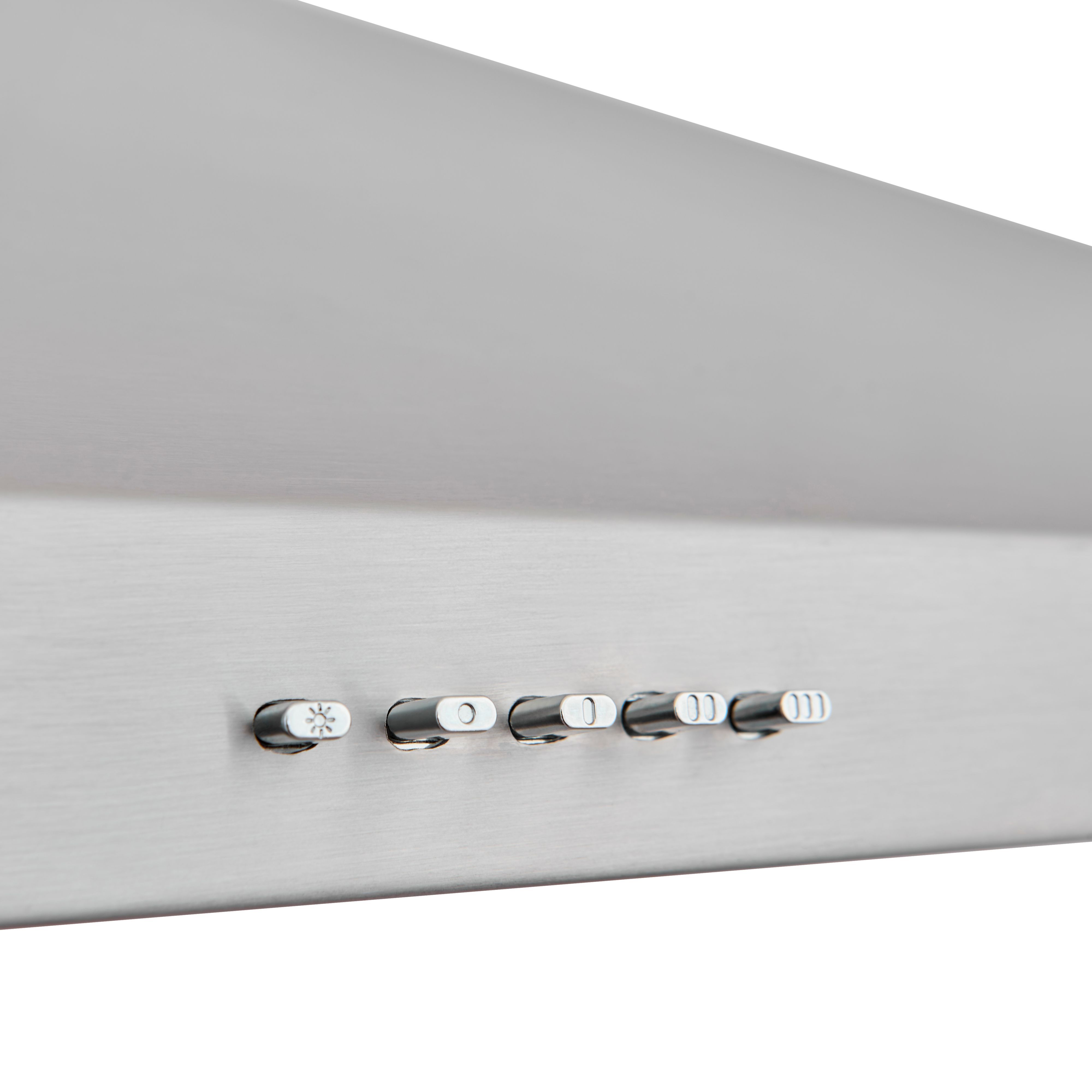 Cooke & Lewis CLCHS60 Inox Stainless steel Chimney Cooker hood, (W)60cm