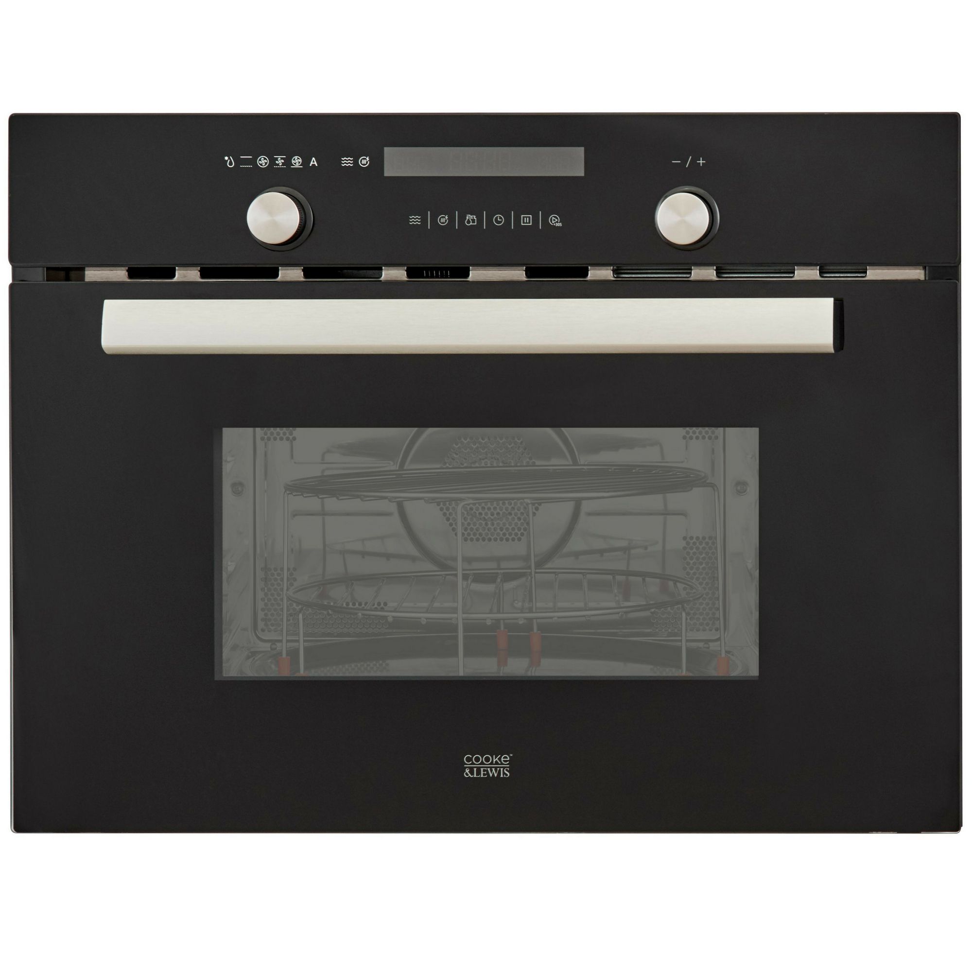 Cooke & Lewis CLCPBL Black Builtin Compact Oven DIY at B&Q