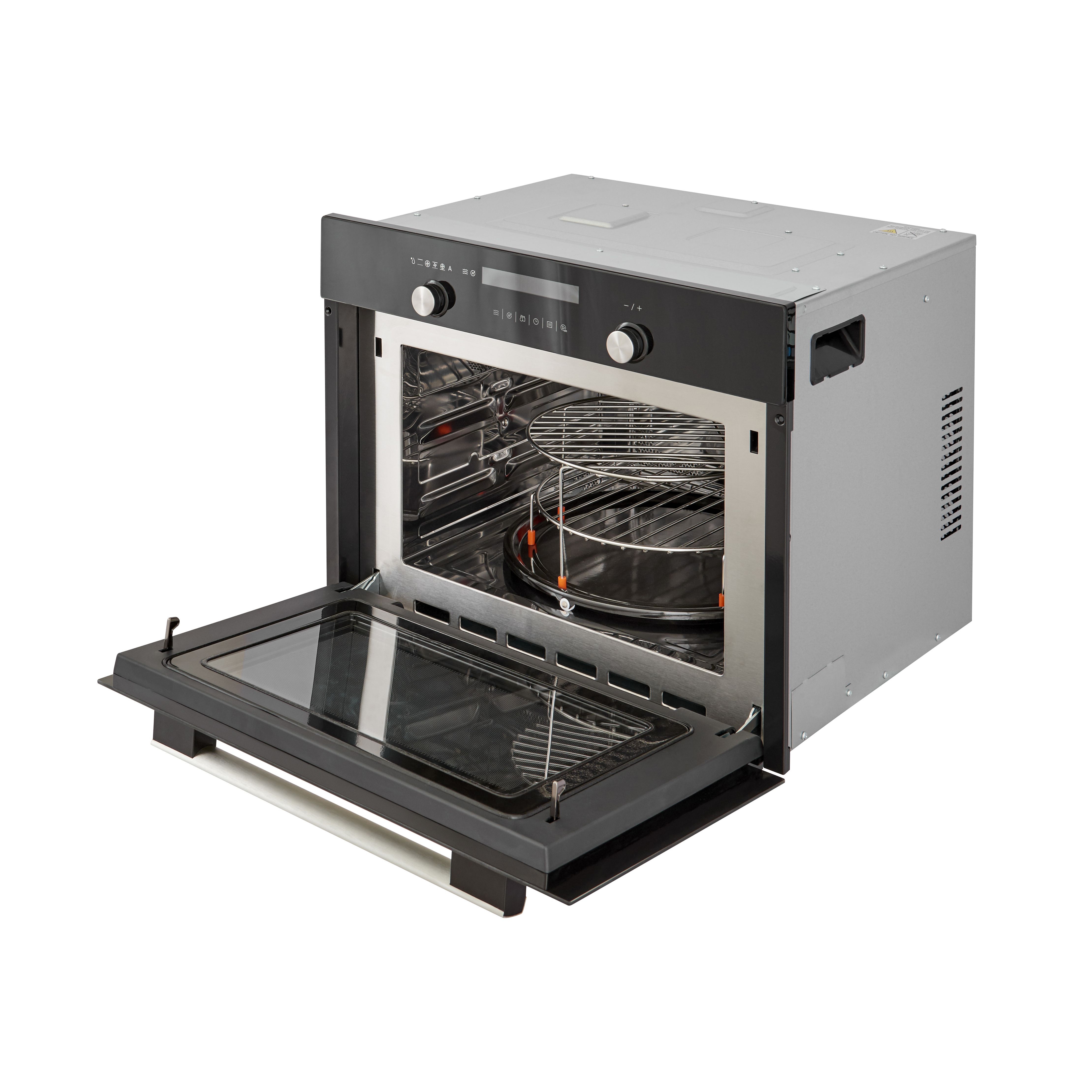 Cooke & Lewis CLCPBL Built-in Compact Electric Oven - Brushed black