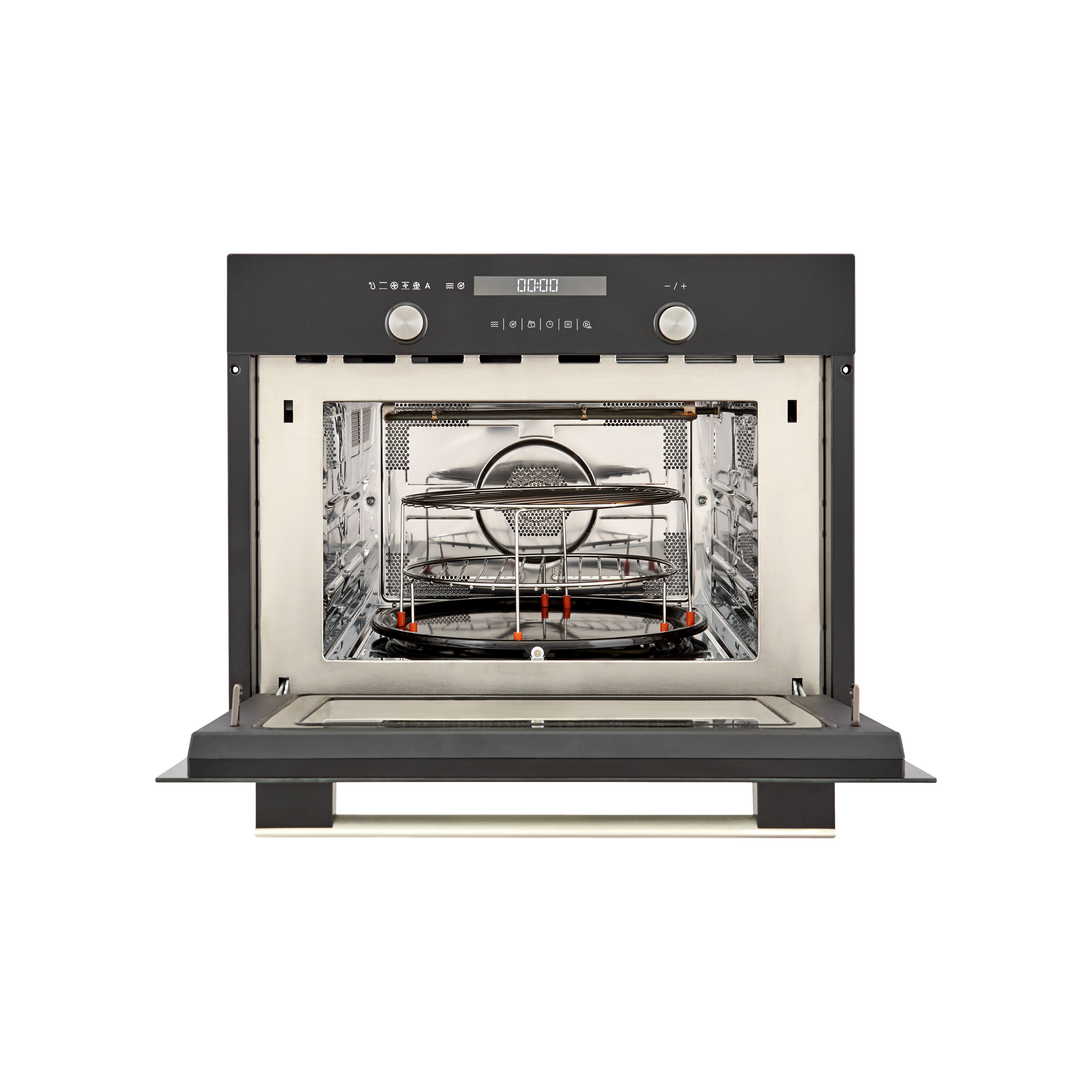 Cooke & Lewis CLCPBL Built-in Compact Electric Oven - Brushed black