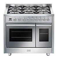 Cooke & Lewis CLDFRC-90 Range cooker with Gas Hob