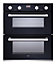 Cooke & Lewis CLDMO-35 Integrated Double oven - Gloss black