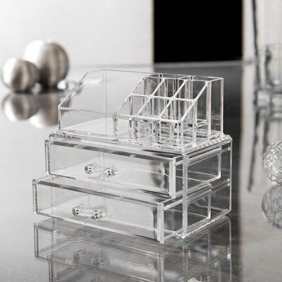 Cooke & Lewis Clear Jewellery & cosmetic box