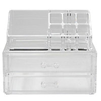 Cooke & Lewis Clear Jewellery & cosmetic box