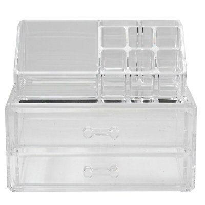 Cooke & Lewis Clear Jewellery & cosmetic box