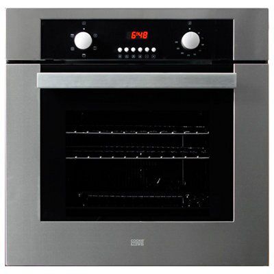 Cooke & Lewis CLEF3SS-C Black Electric Single Multifunction Oven | DIY ...