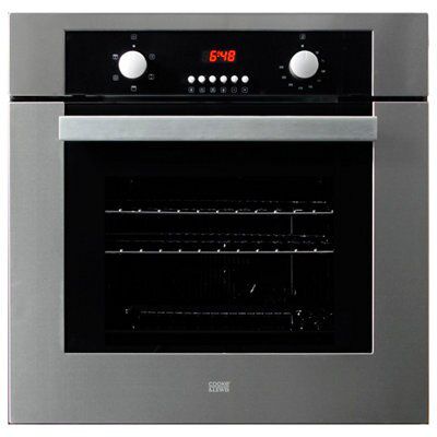 Cooke & Lewis CLEF3SS-C Single Multifunction Oven - Black | DIY at B&Q