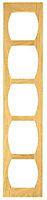 Cooke & Lewis Clevedon Oak effect Wine rack frame, (H)720mm (W)150mm