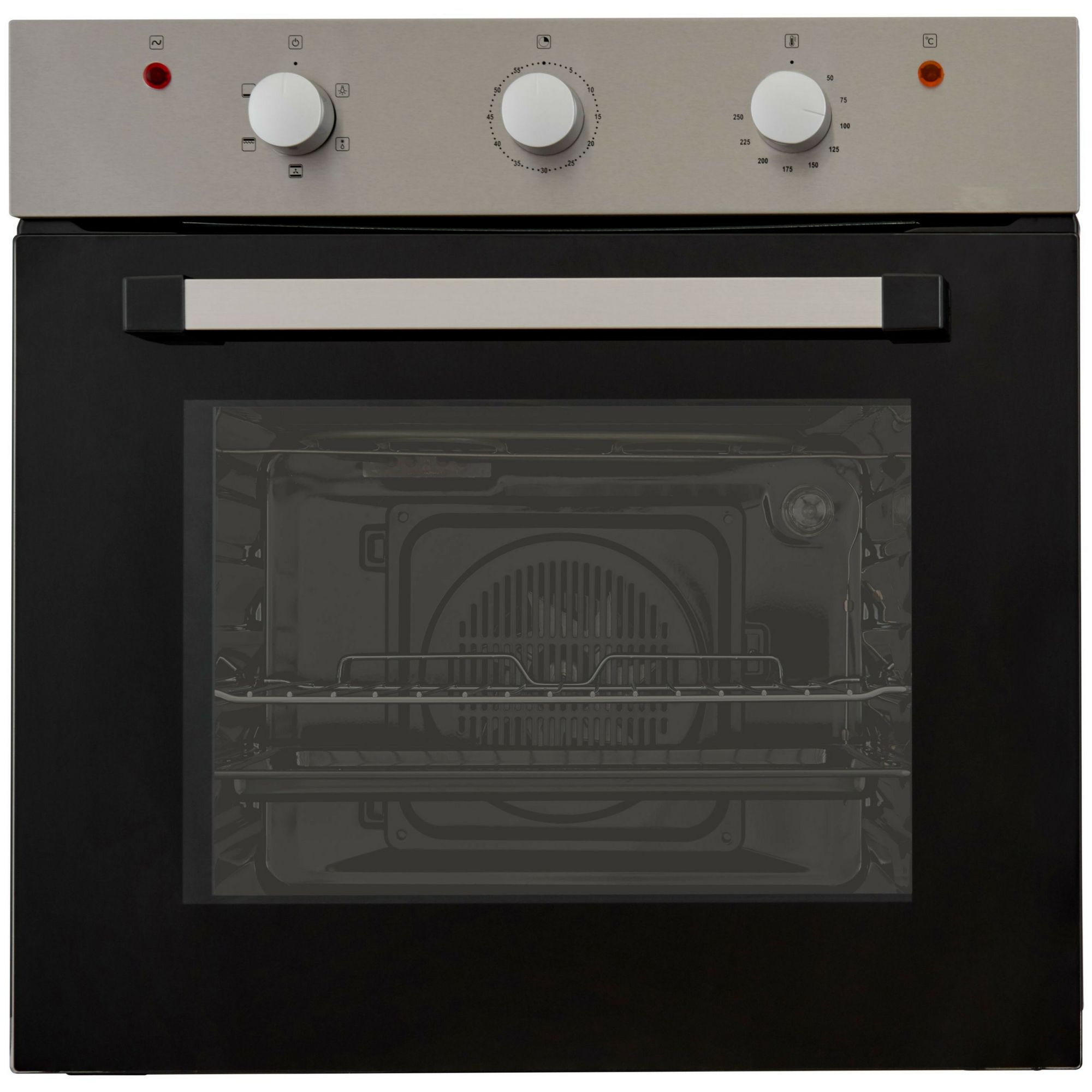 Cooke Lewis Clfsb60 Black Built In Electric Single Fan Oven Diy At B Q