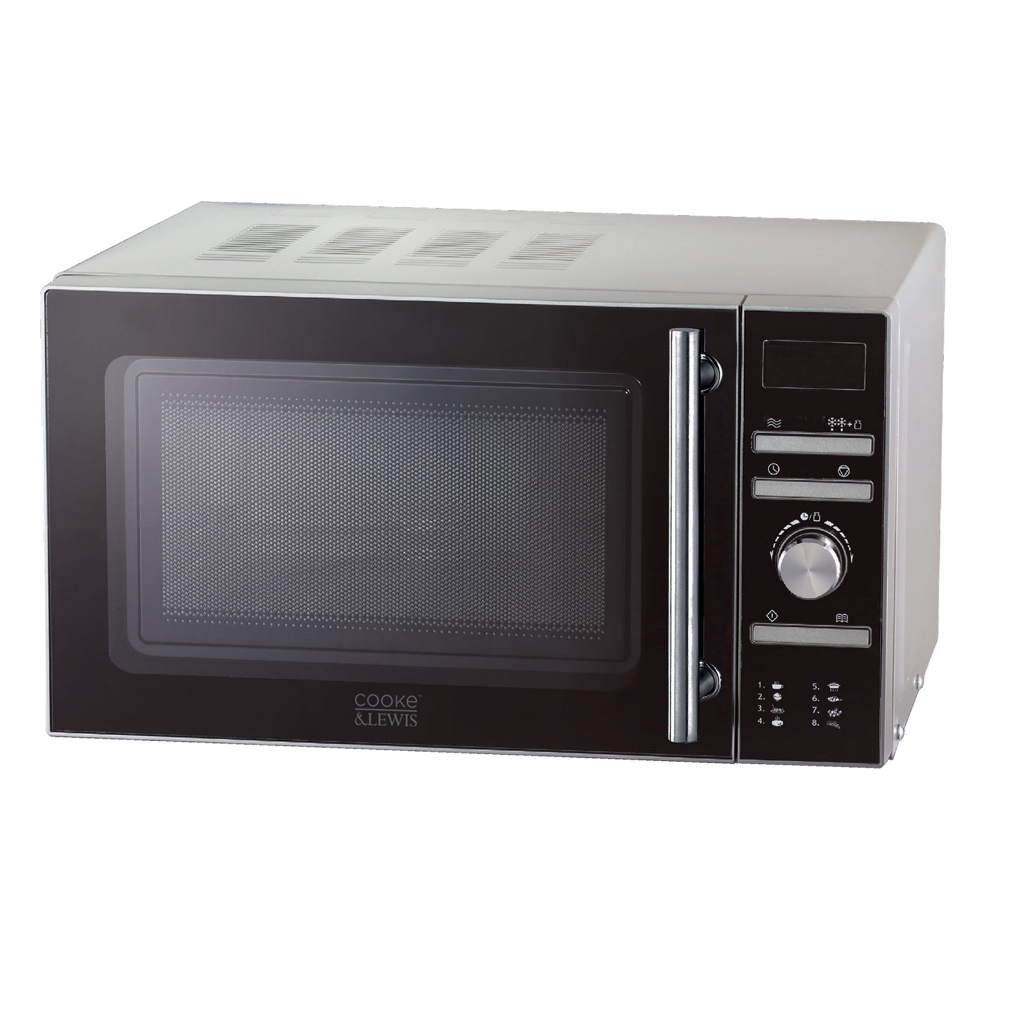Cooke & Lewis CLFSMW20L 800W Freestanding Microwave DIY at B&Q