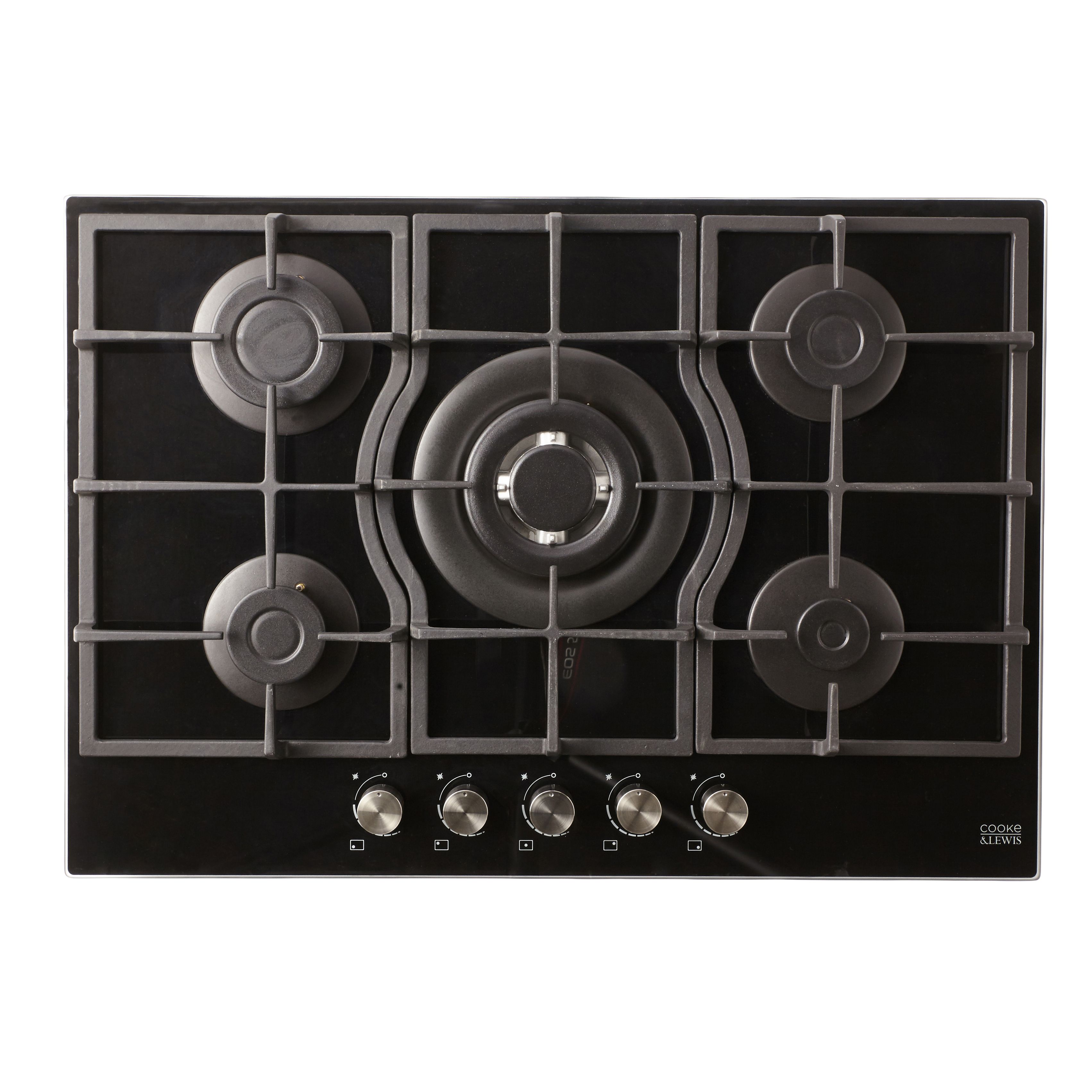 Cooke Lewis Clgoguit5 75cm Gas Hob Black~3663602842217 01bq?$MOB PREV$&$width=768&$height=768