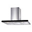 Cooke & Lewis CLIBH-12 Stainless steel Island Cooker hood, (W)90cm