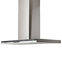 Cooke & Lewis CLIBHS90 Stainless steel Island Cooker hood (W)90cm