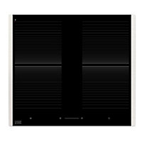Cooke & Lewis CLIFZ-60 4 Zone Black Stainless steel Induction Hob, (W)590mm