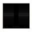 Cooke & Lewis CLIFZ-60 4 Zone Black Stainless steel Induction Hob, (W)590mm