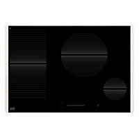 Cooke & Lewis CLIFZ-77 4 Zone Black Stainless steel Induction Hob, (W)770mm